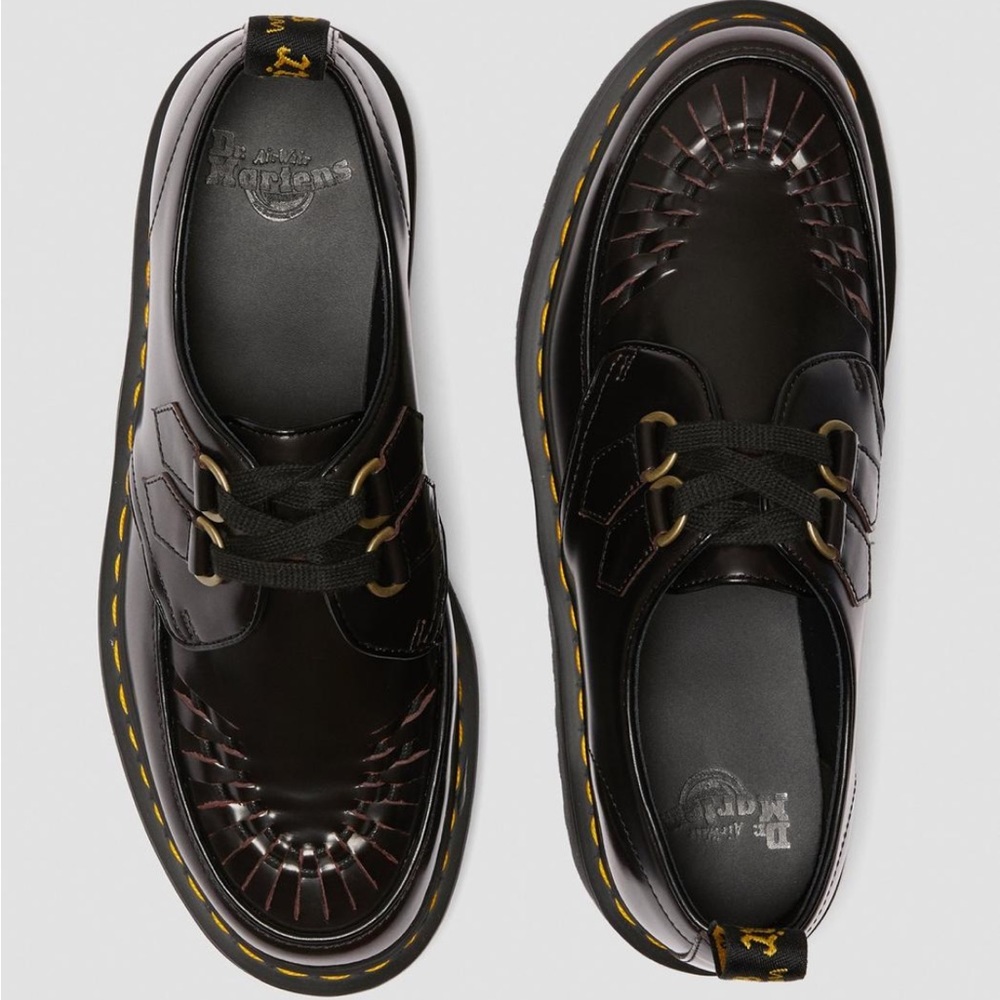 SIDNEY ARCADIA LEATHER CREEPER PLATFORM SHOES